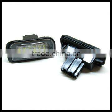 For Mercedes Benz LED Number License Plate Light For Benz W203 4D Sedan 18SMD 3528 LED lights