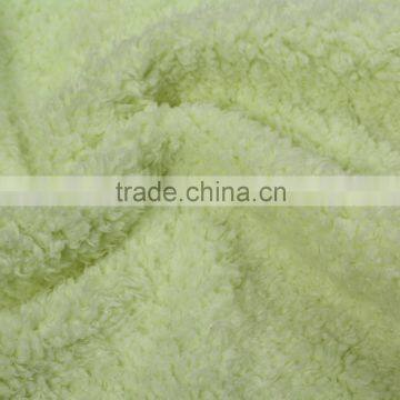 Super absorbent double-faced coral fleece fabric