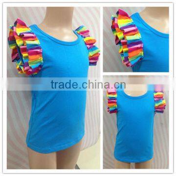 baby clothing manufacturer wholesale blank t shirts ruffle shirts toddler