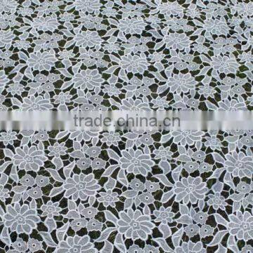 Wholesale Big Flower Shaped Net Lace Fabric for Decoration S10652