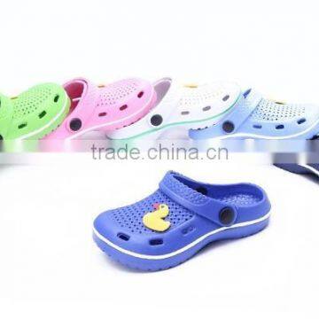 2015 Hoting selling kids shoes yellow duck design children sandals in China