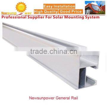 Aluminum Rail solar mounting structures