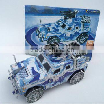 Wholsale Create Puzzles /Design Animal 3D Puzzle/Stereo Puzzles 3D Tank/Stereo Puzzles 3D Paper Castle