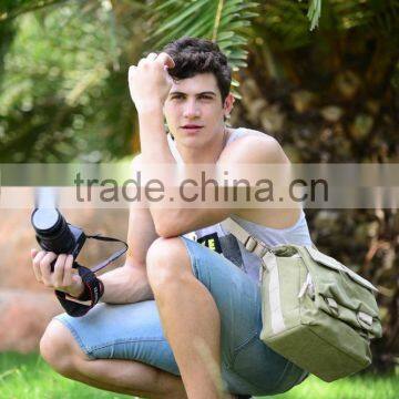 Caden Canvas Functional Camera Large Shoulder Bag photo-6