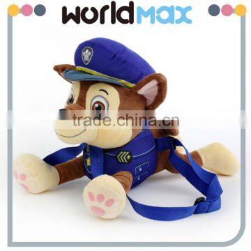 China Made Graceful Chase Shepherd Dog Bag Promotional Baby Plush Toy