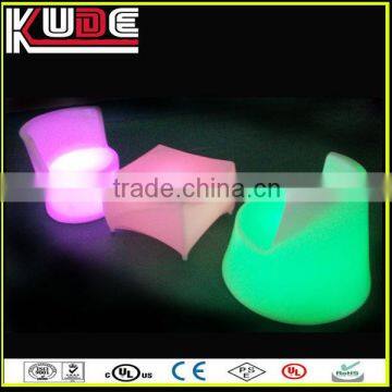 Multi-color illuminated led furniture led tea table and led chair