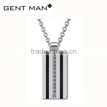 In Stock Stainless Steel pendant fashion titanium Dog Tag Pendant men