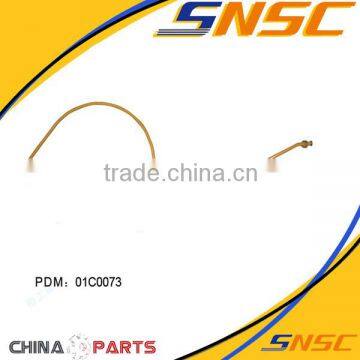 brake hose,front axle end tubing,brake oil pipe,oil hose,liugong parts CLG856,CLG853 liugong loader parts;01C0073 ZL50C.12.15A