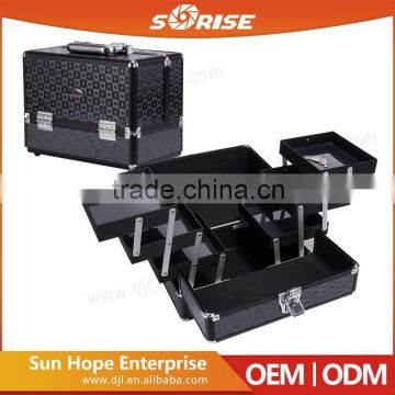 Factory Price Professional Aluminium Cosmetic Makeup Suitcases