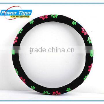 cheap black Car Steering Wheel Cover