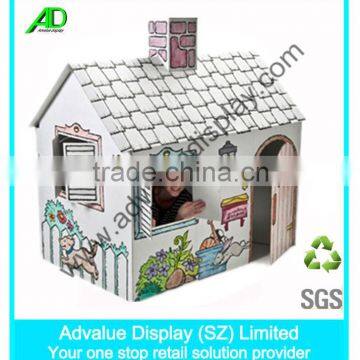 New Design DIY Cardboard Playhouse for Children