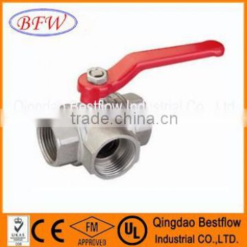 stainless steel 3 way ball valve