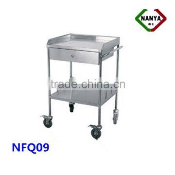 hospital aneasthetic instrument delivery stainless steel trolley