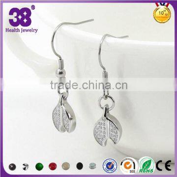 2016 Europan hot selling custom jewelry with Zircon & Anion earring