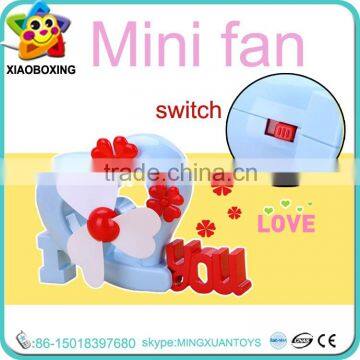 New arrivals 2016 plastic 6 voltusb mini fan with battery