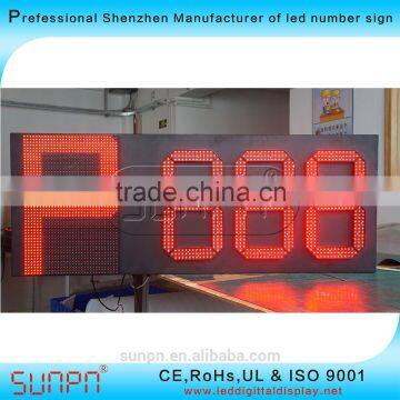 Canada Outdoor parking sign led parking number sign