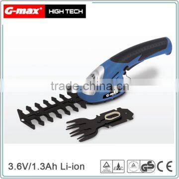 G-max Garden Tools 3.6V Cordless Grass Shear/Shrub Shear GT34018