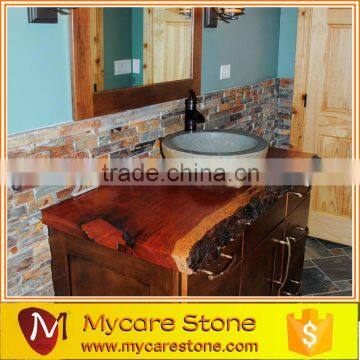 Natural River Stone Vessel Sink photo-5
