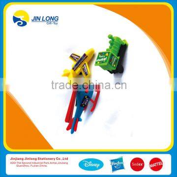 All kinds of traffic -Aircraft, helicopters, the train plastic toy