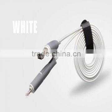 Shenzhen Wholesale Micro Usb Charging Line 2 in 1 Usb Cable for Android IOS photo-2