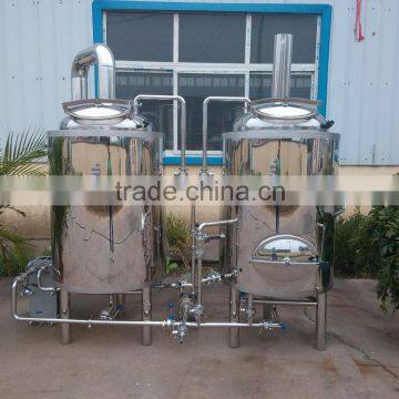 300L micro brewery hotel mirror polishing beer factory equipment