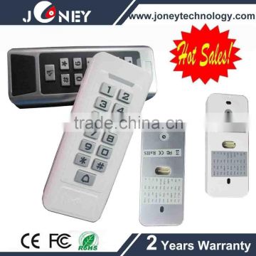 Two doors plastic rfid keypad reader in access control system