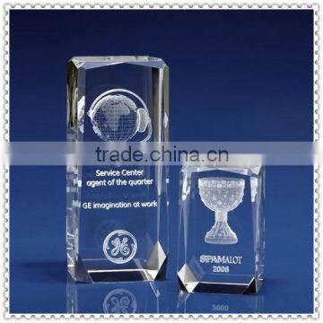 Excellent 3d Laser Etched Crystal Cube For Custom Engraving
