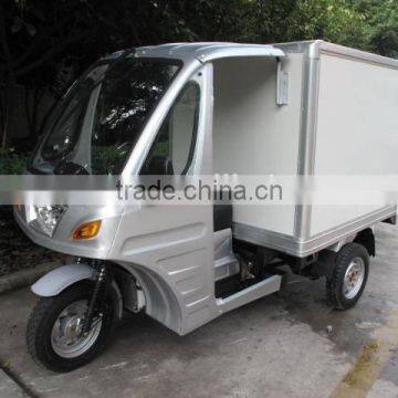 200cc heavy loading tricycle with closed cargo box