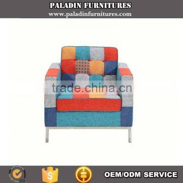 Florence K's Style Fancy Fabric Patchwork Single Seater Big Sofa Chair