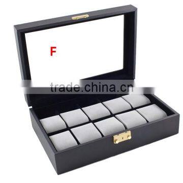 Elegant Watch Display Gift Packaging Box With Clear Window and Lock photo-2