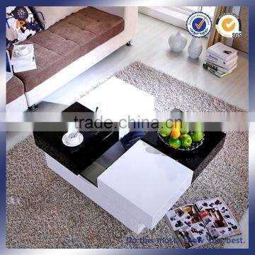 MDF High Gloss Extended Coffee Table/Tea Table photo-3