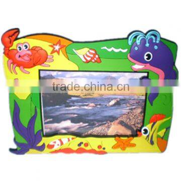 Promotional Gift Fancy Rubber 3d Photo Frame