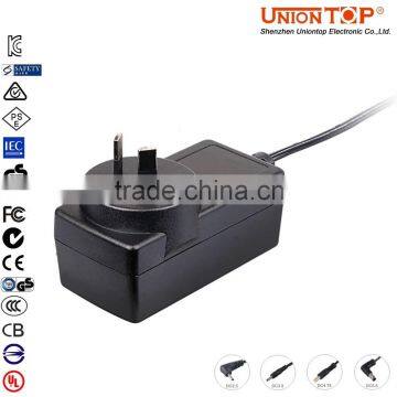 wll type ac/dc power supply 12v 1a for lamp/pos/cctv