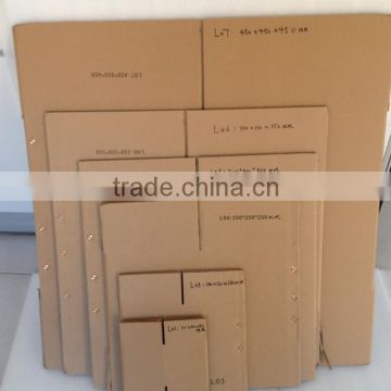 5 layers brown Corrugated Box /packaging shipping folding box