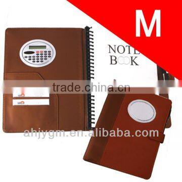 27.2x20.6cm With Pocket & Calculator PU Agenda/Note book.