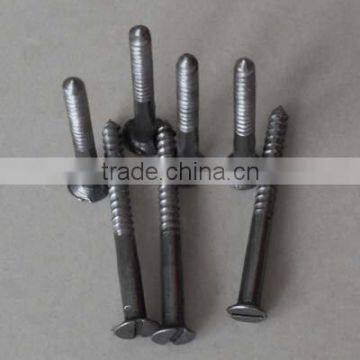 Wood screws countersunk head slot