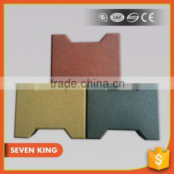 Qingdao 7king high density intelocking rubber paver mats for playground