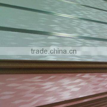 magic slotted MDF board/Laminated Slatwall MDF Panels