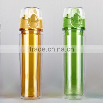 BPA Free Plastic dubble wall bottle