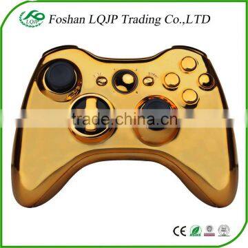 Full golden Controller Shell Case Housing for Microsoft Xbox 360 Wireless Controller shell gold silver color case shell