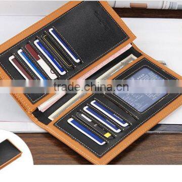 Hot Selling New Design Bifold Durable Leather Clutch Baellerry Men Wallet photo-6