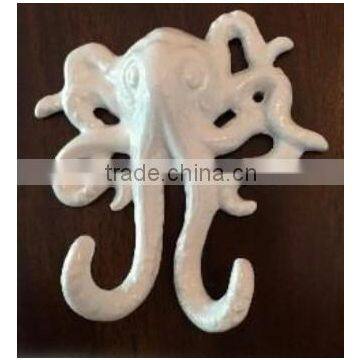 Aluminum Elephant Hanger Coat Wall Hook
