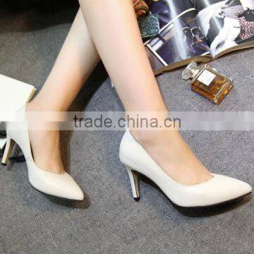Women Dress High Heel Shoes Fashion Ladies Shoes Leather Shoes CP6665