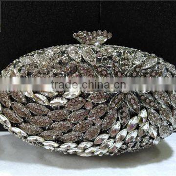 Colorful crystal stone and rhinestone evening clutch Cute fish Evening Bags FH02-2