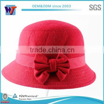 2015 new Ladies & Mens Autumn Sun Red Flower Hat Federa Panama Hat