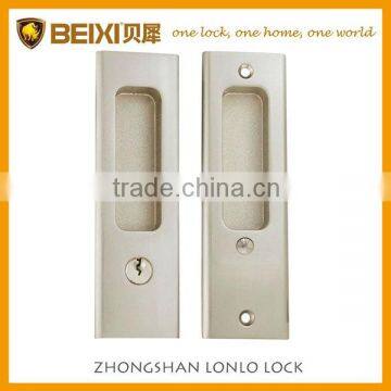 High security zinc alloy antique brass finish entrance sliding lock,sliding door lock, door handle for sliding doors