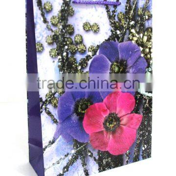 paper bag design with flower pattern imagine