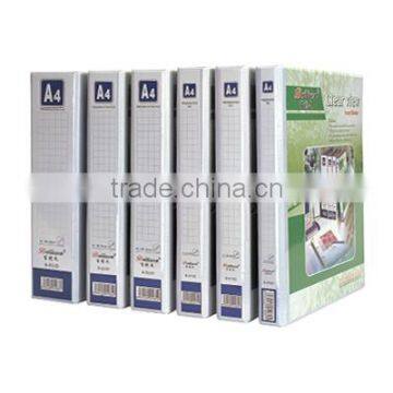 2015 High Quality A4 PVC Cover Whitecardboard File Folder
