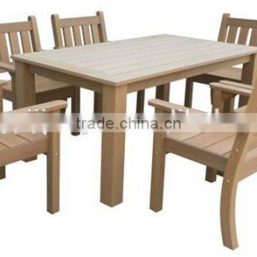 Outdoor waterproof wood plastic composite WPC furniture