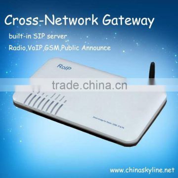 Cross-Network VoIP RoIP gateway RoIP302 roip voip gateway